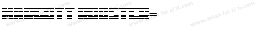 Margott Rooster字体转换